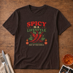 Spicy is a Lifestyle graphic T-shirt in Charcoal by Butter & Tonic