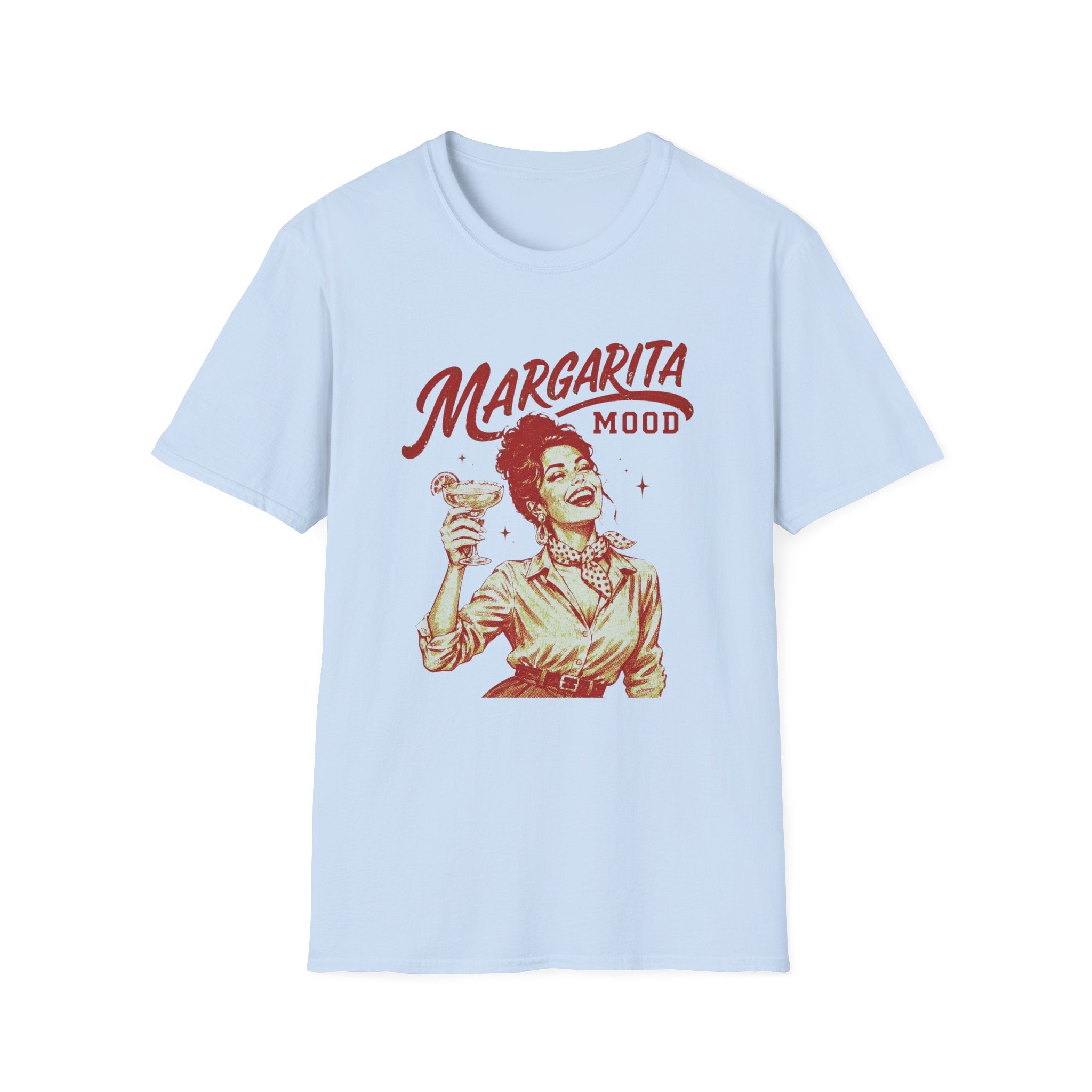 Margarita Mood graphic T-shirt in heather-orange by Butter & Tonic