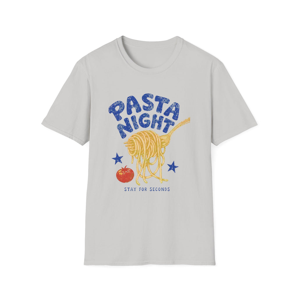 Pasta Night graphic T-shirt in natural by Butter & Tonic
