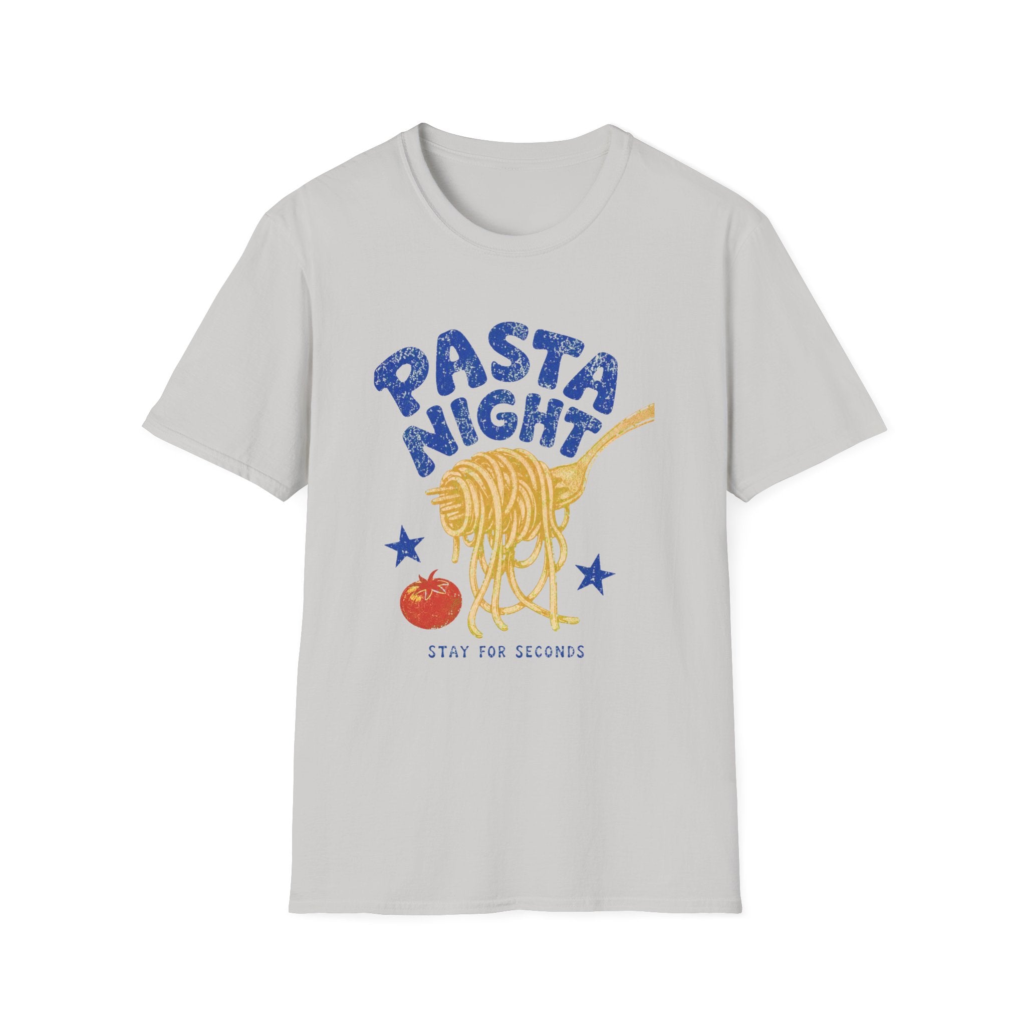 Pasta Night graphic T-shirt in natural by Butter & Tonic