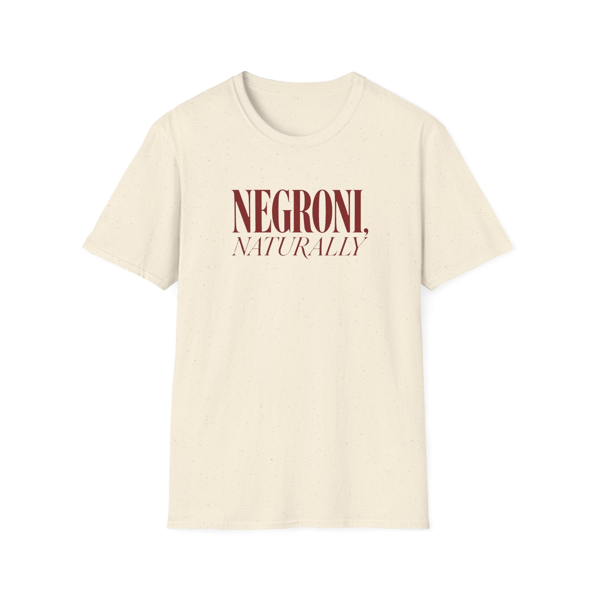 Negroni Naturally graphic T-shirt in white by Butter & Tonic