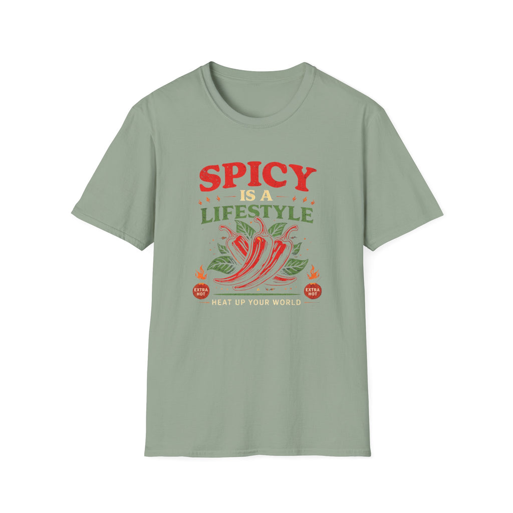 Spicy is a Lifestyle graphic T-shirt in Charcoal by Butter & Tonic