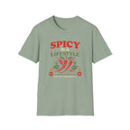 Spicy is a Lifestyle graphic T-shirt in Charcoal by Butter & Tonic