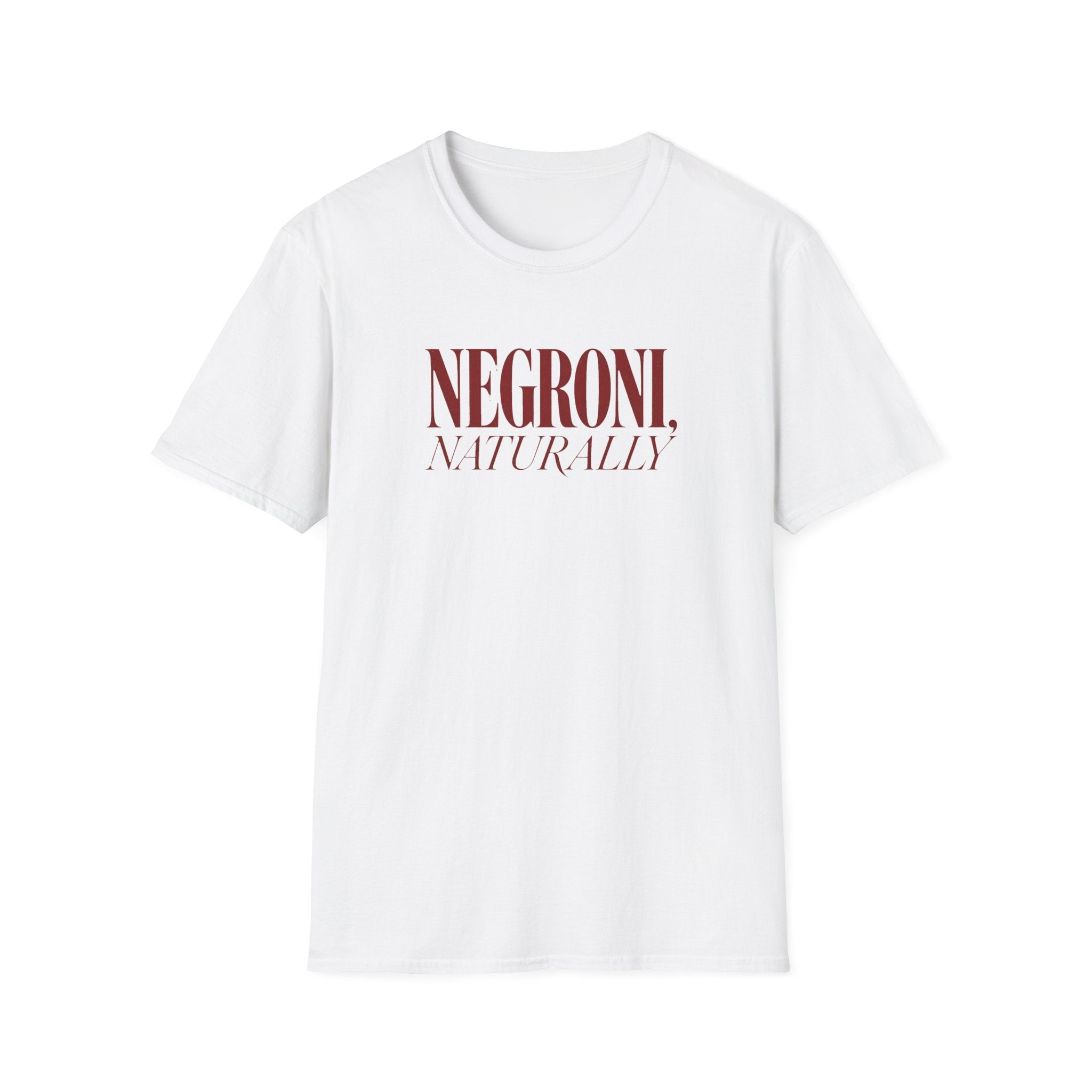 Negroni Naturally graphic T-shirt in light-blue by Butter & Tonic