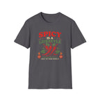 Spicy is a Lifestyle graphic T-shirt in Dark Chocolate by Butter & Tonic
