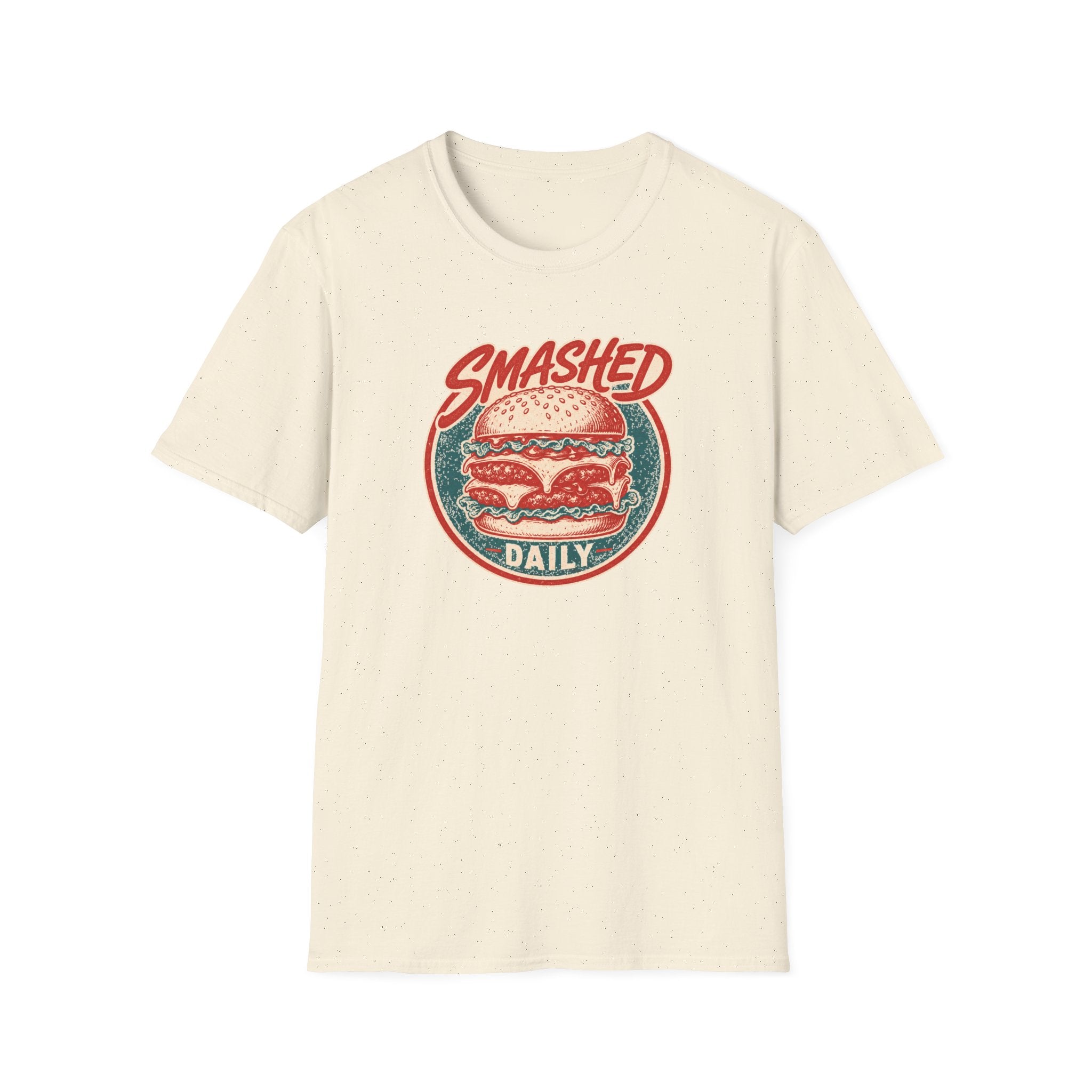 Smashed Daily graphic T-shirt in white by Butter & Tonic