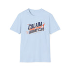 Colada Resort Club graphic T-shirt in charcoal by Butter & Tonic
