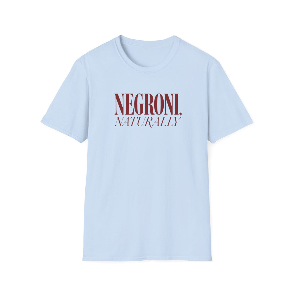Negroni Naturally graphic T-shirt in sport-grey by Butter & Tonic