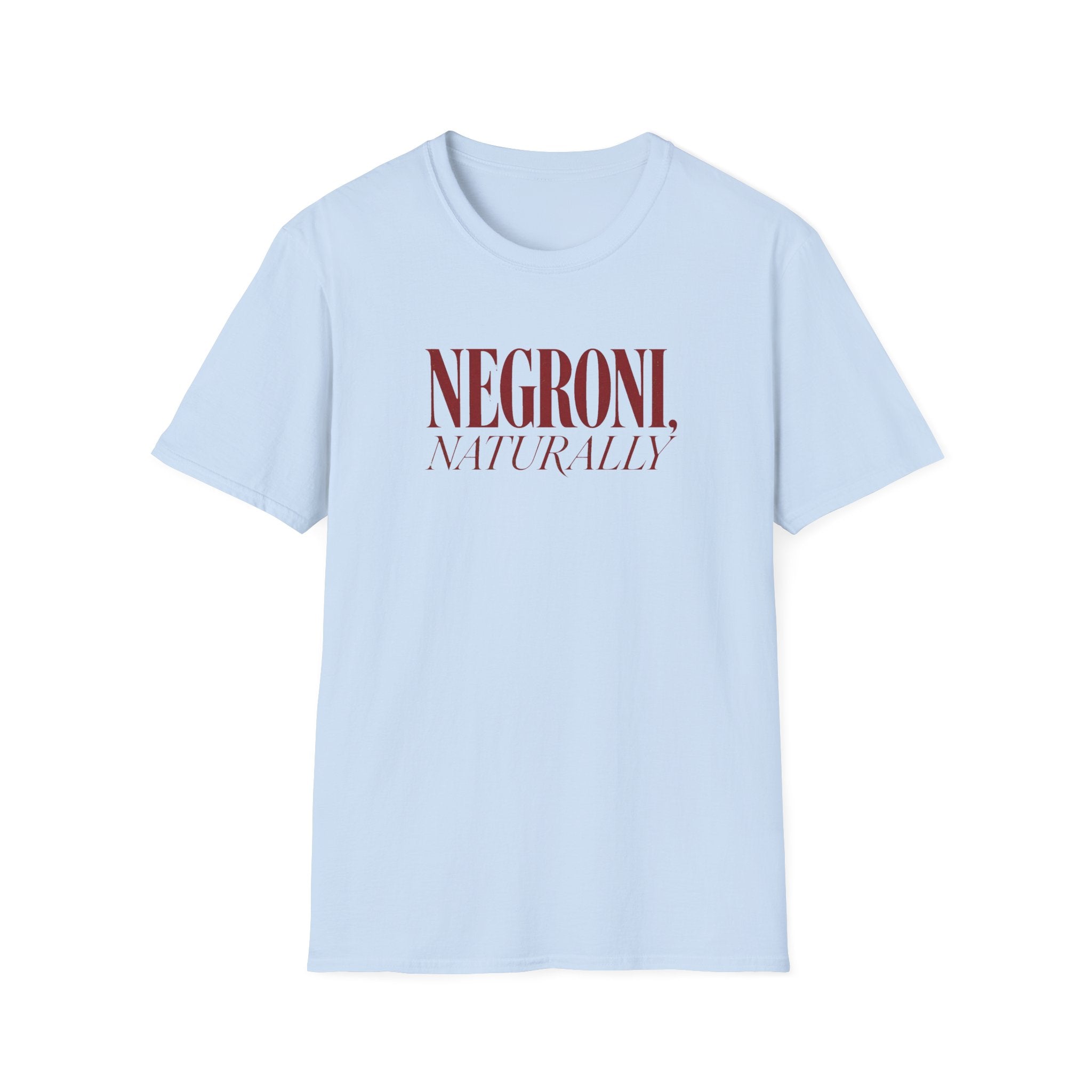Negroni Naturally graphic T-shirt in sport-grey by Butter & Tonic