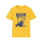 Martini Supper Club graphic T-shirt in mint-green by Butter & Tonic