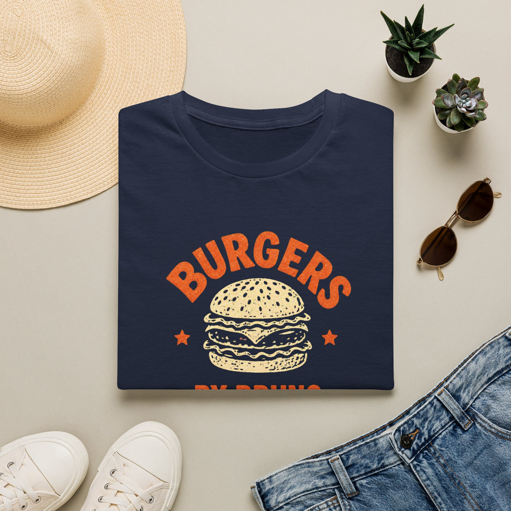 Burgers by Bruno graphic T-shirt in royal by Butter & Tonic