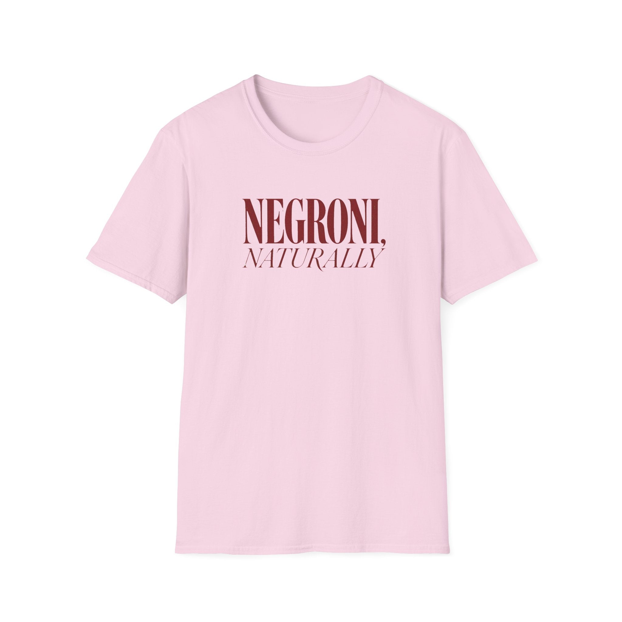 Negroni Naturally graphic T-shirt in white by Butter & Tonic