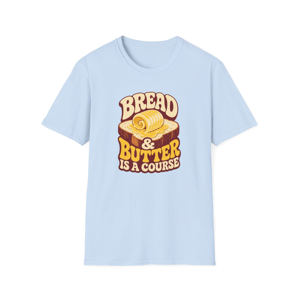 Bread & Butter graphic T-shirt in ice-grey by Butter & Tonic
