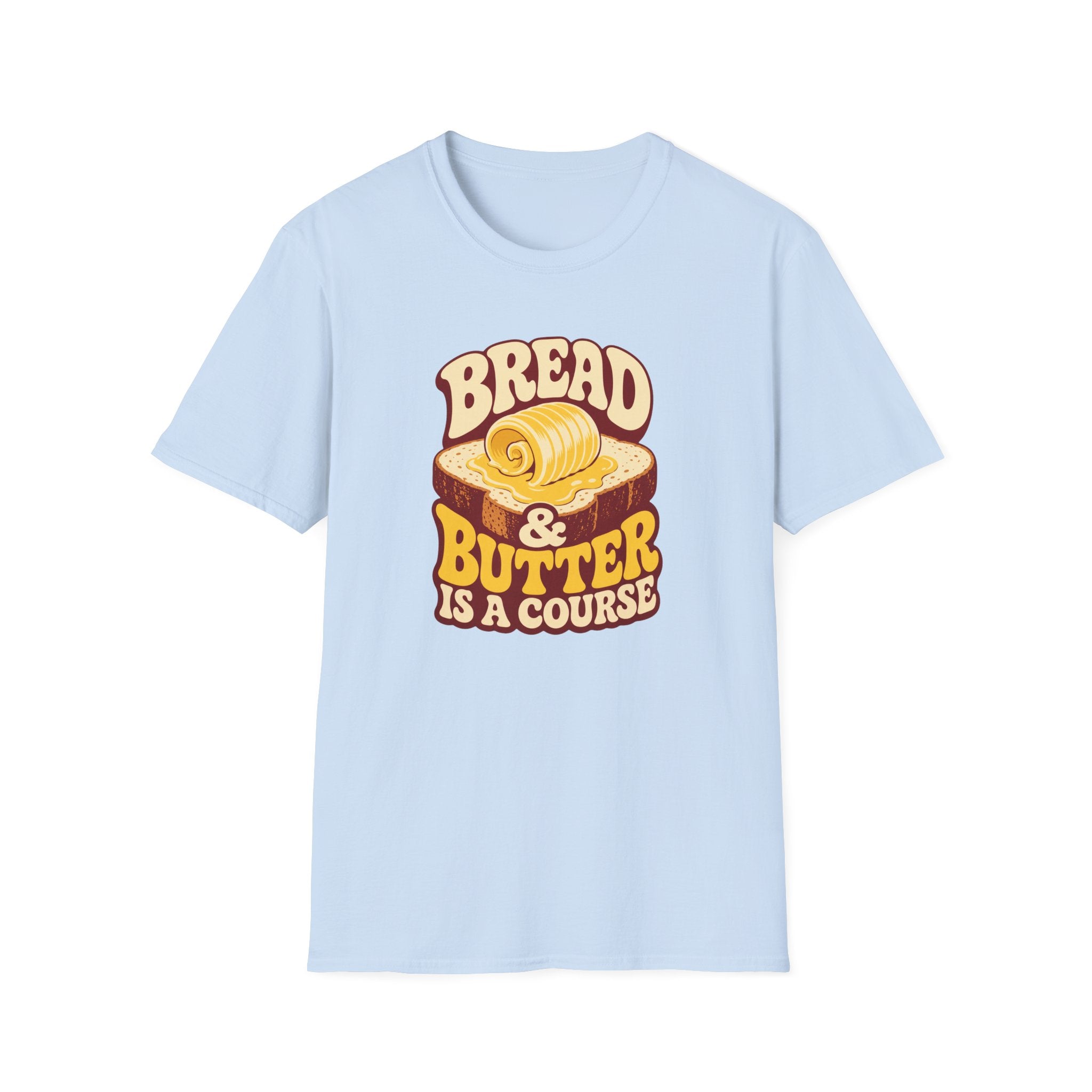 Bread & Butter graphic T-shirt in ice-grey by Butter & Tonic