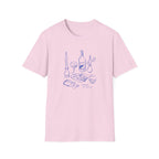 Supper Slowly graphic T-shirt in cornsilk by Butter & Tonic