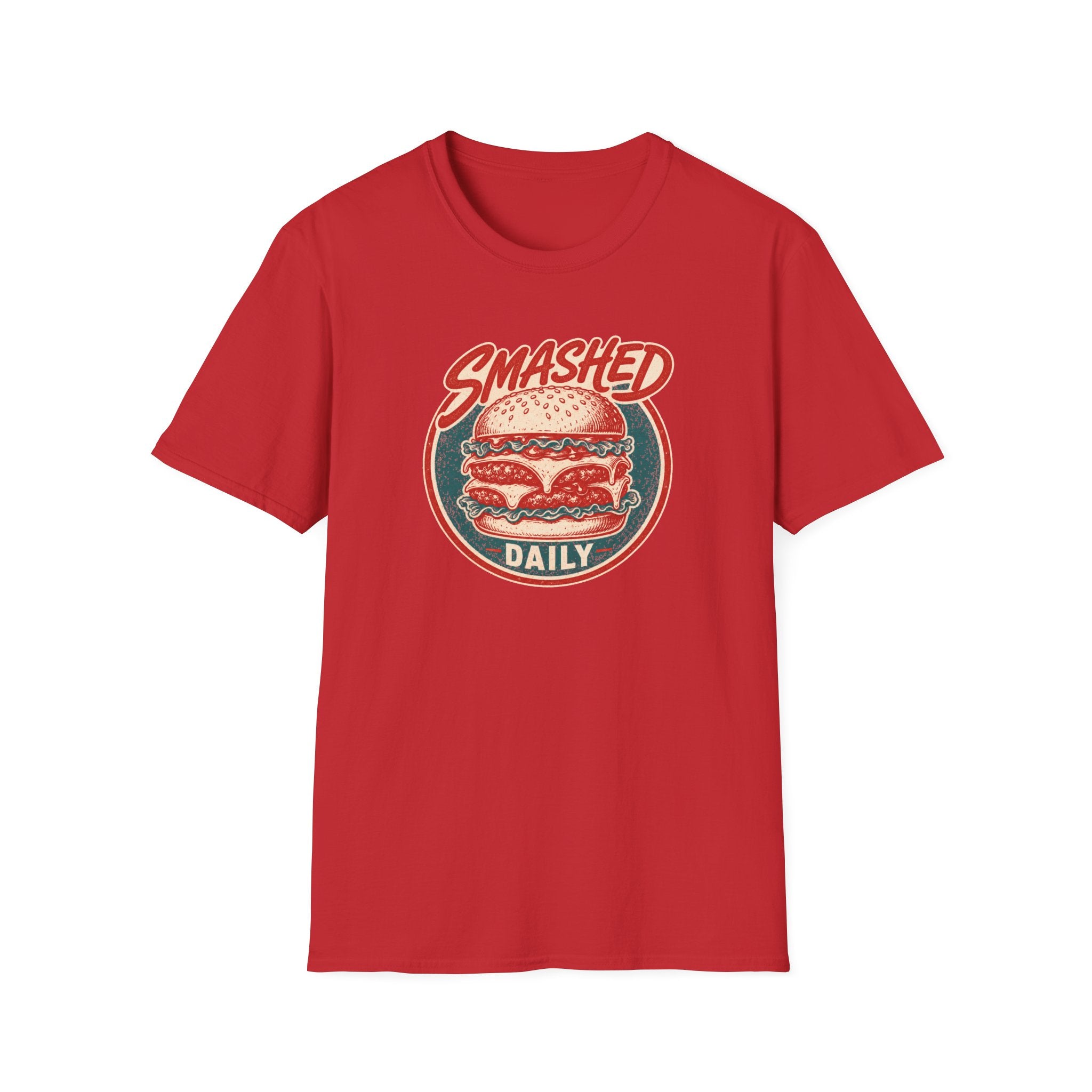 Smashed Daily graphic T-shirt in white by Butter & Tonic