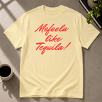 Tequila Feeling graphic T-shirt in cornsilk by Butter & Tonic on 2xl tee by Butter & Tonic