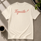 Tequila graphic T-shirt in natural by Butter & Tonic on m tee by Butter & Tonic