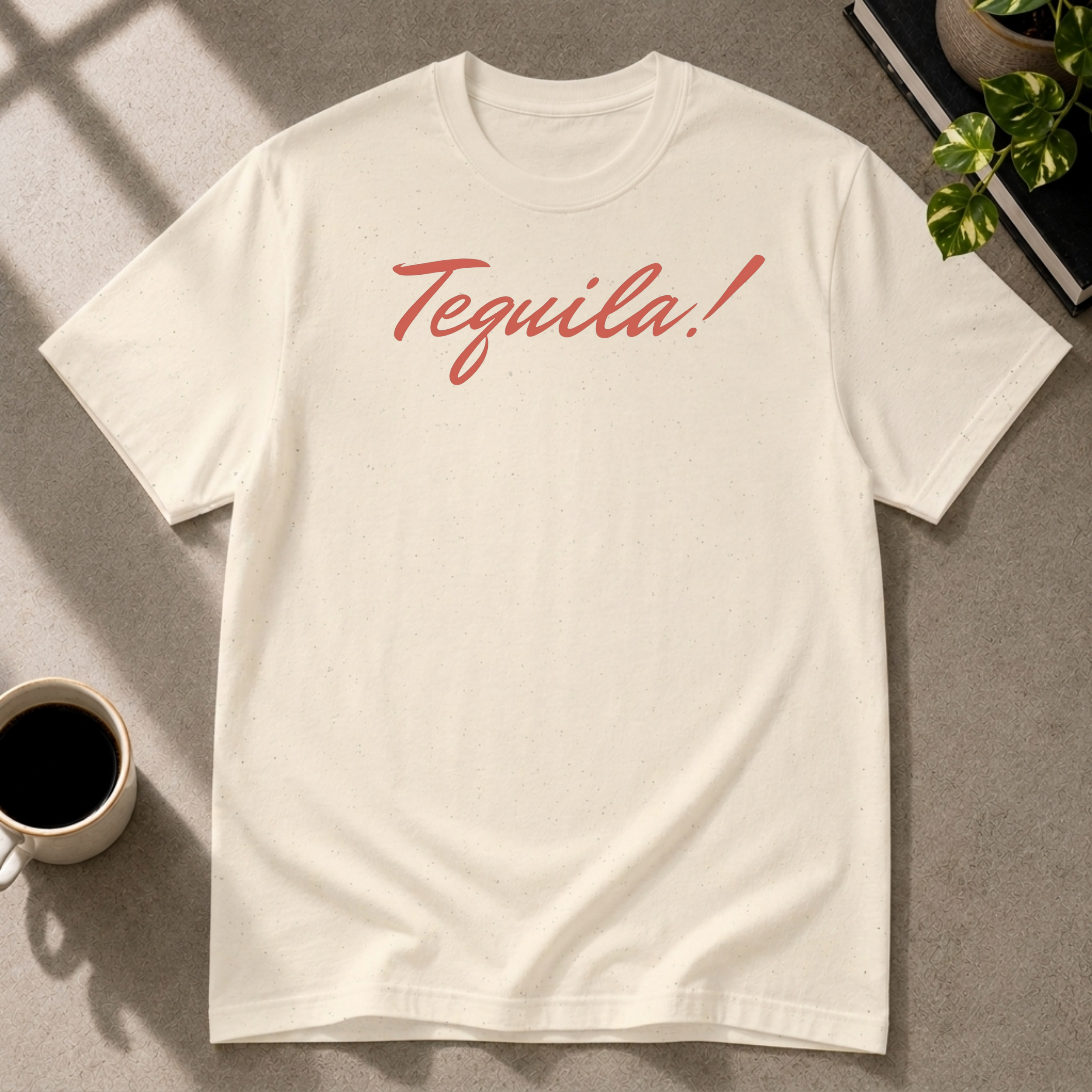 Tequila graphic T-shirt in natural by Butter & Tonic on m tee by Butter & Tonic