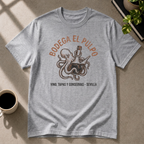 Octopus graphic T-shirt on sport grey tee by Butter & Tonic