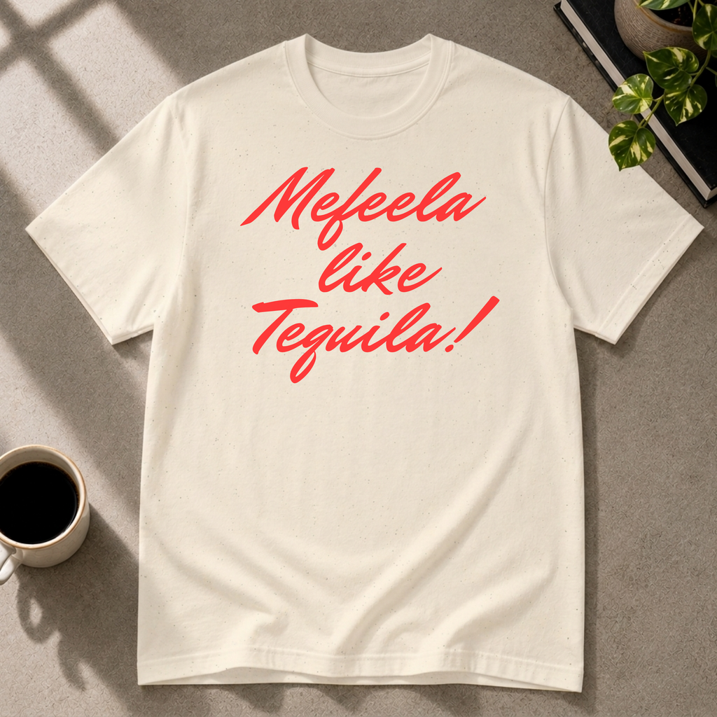 Tequila Feeling graphic T-shirt in natural by Butter & Tonic on xl tee by Butter & Tonic