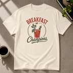 Breakfast of Champions graphic T-shirt in natural by Butter & Tonic on s tee by Butter & Tonic