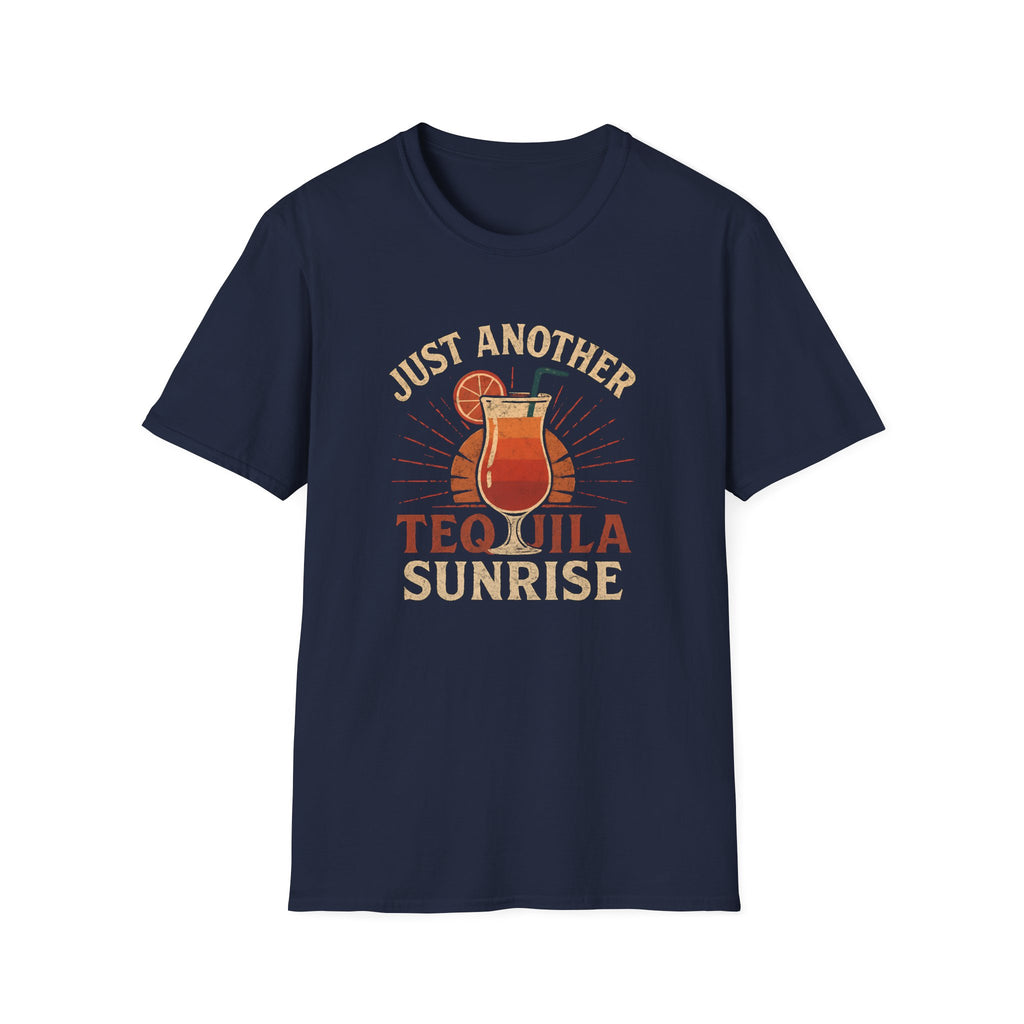 Another Tequila Sunrise graphic T-shirt in black by Butter & Tonic