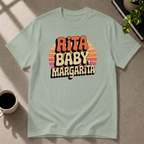 Rita Baby graphic T-shirt on sage tee by Butter & Tonic