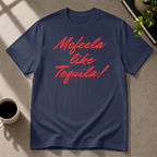 Tequila Feeling graphic T-shirt in navy by Butter & Tonic on l tee by Butter & Tonic