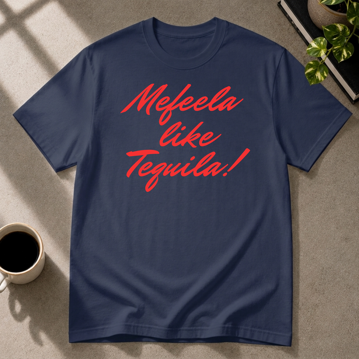 Tequila Feeling graphic T-shirt in navy by Butter & Tonic on l tee by Butter & Tonic