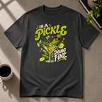 Pickle graphic T-shirt in black by Butter & Tonic on xs tee by Butter & Tonic