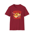 Appetite Is a Virtue graphic T-shirt in black by Butter & Tonic