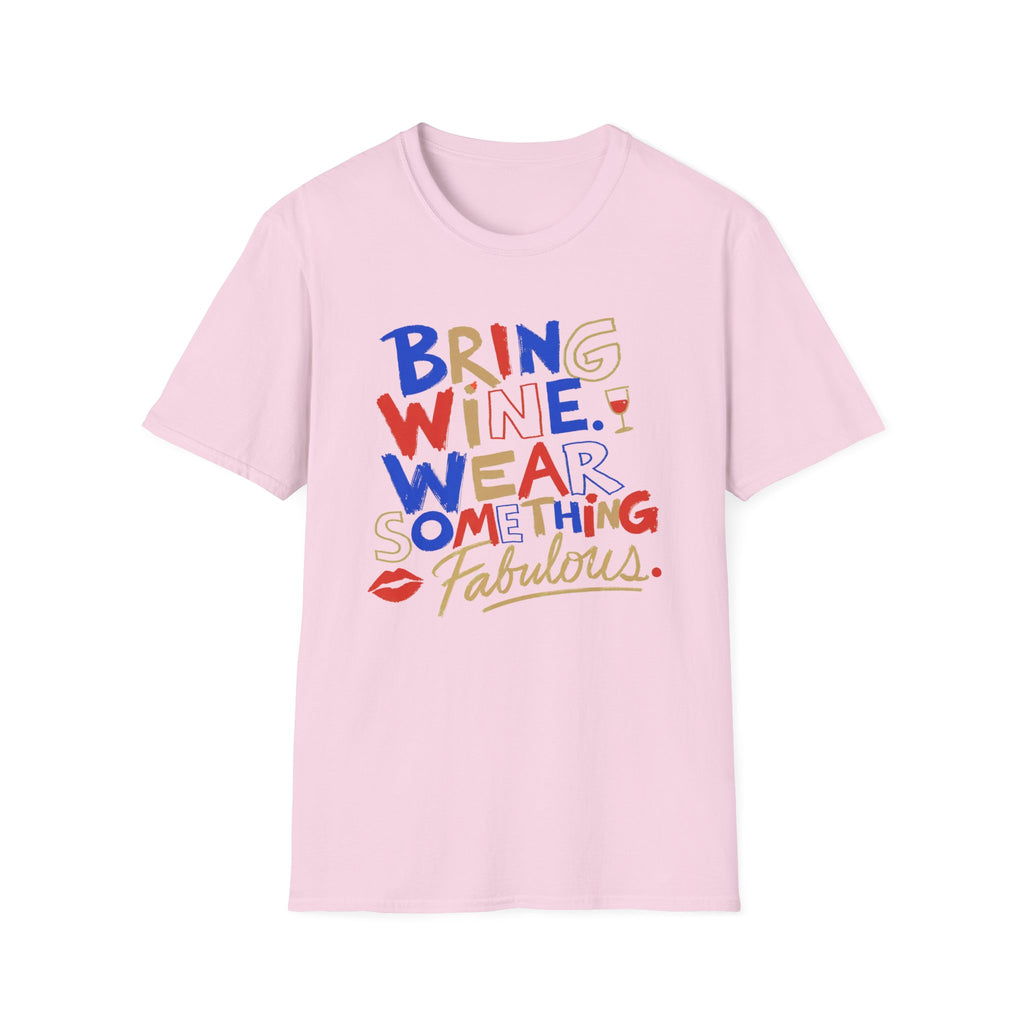 Wear Something Fabulous graphic T-shirt in White by Butter & Tonic