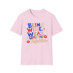 Wear Something Fabulous graphic T-shirt in White by Butter & Tonic