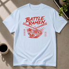 Ramen graphic T-shirt in light-blue by Butter & Tonic on 3xl tee by Butter & Tonic