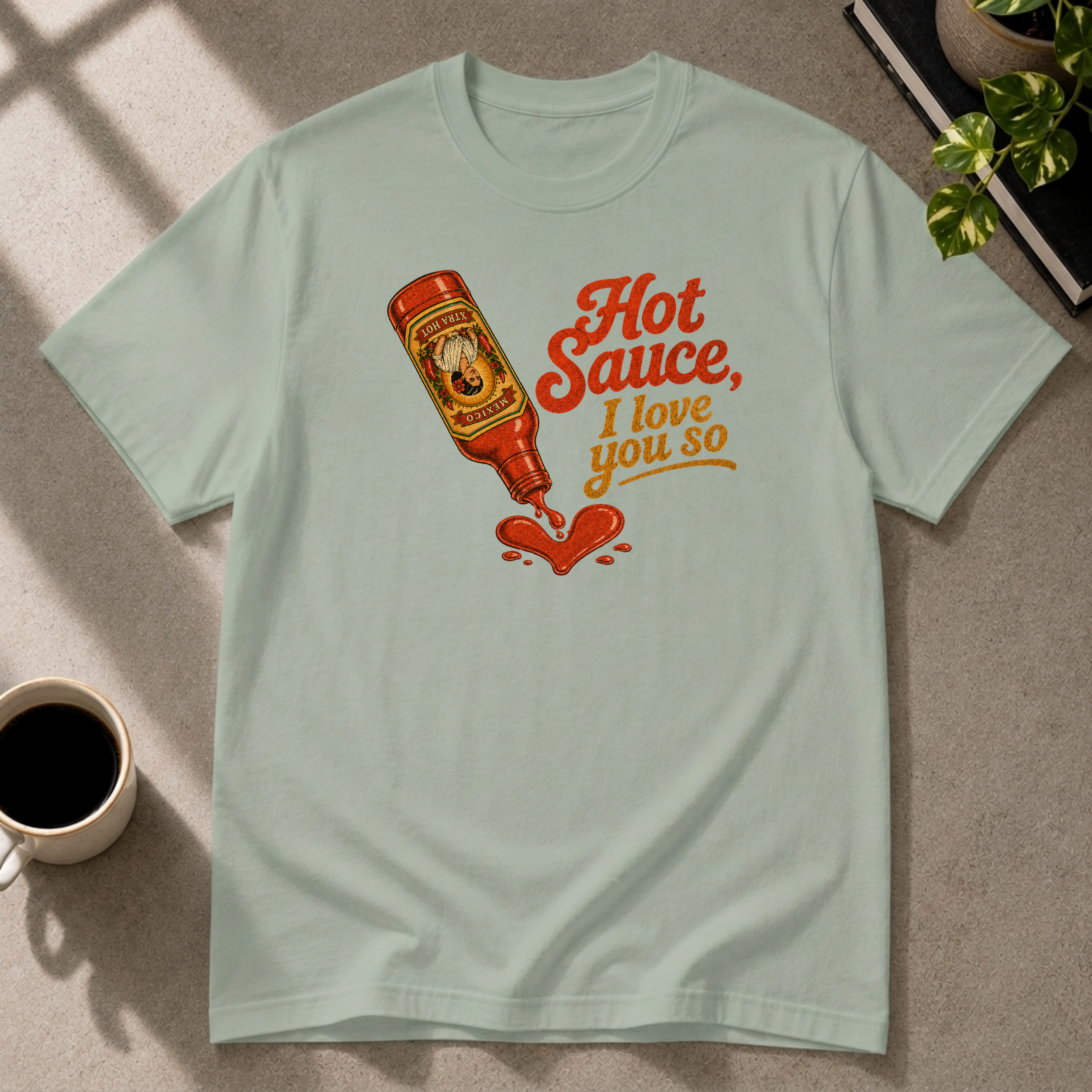 Love You So graphic T-shirt on white tee by Butter & Tonic