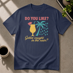 Piña colada graphic T-shirt in navy by Butter & Tonic on m tee by Butter & Tonic