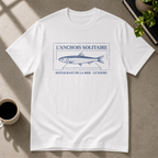 Anchovy graphic T-shirt on white tee by Butter & Tonic
