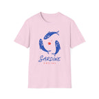Sardine Social graphic T-shirt in sand by Butter & Tonic