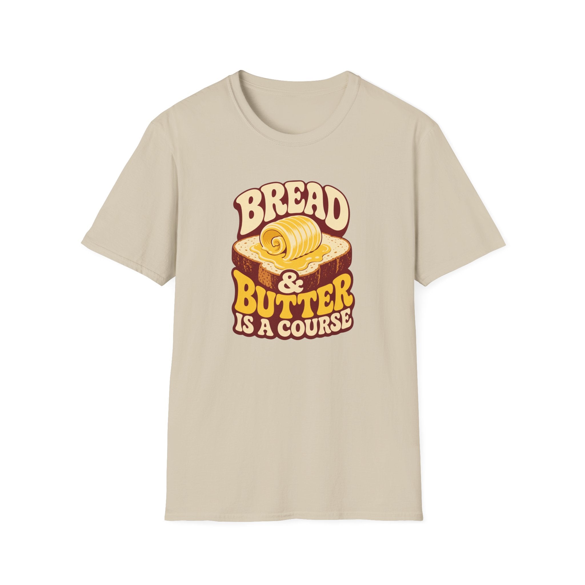 Bread & Butter graphic T-shirt in white by Butter & Tonic