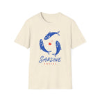 Sardine Social graphic T-shirt in white by Butter & Tonic