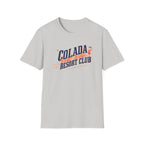 Colada Resort Club graphic T-shirt in light-blue by Butter & Tonic