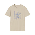 Supper Slowly graphic T-shirt in natural by Butter & Tonic
