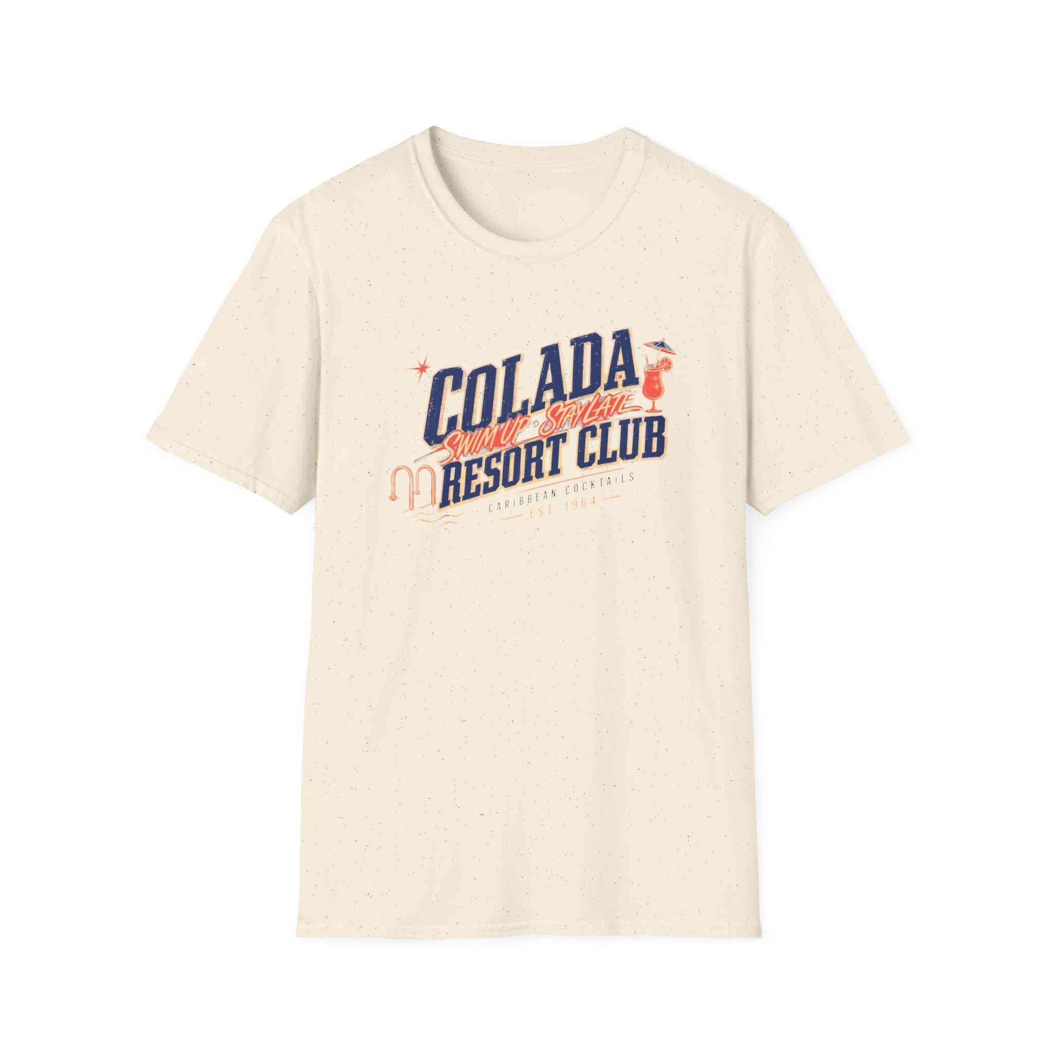 Colada Resort Club graphic T-shirt in white by Butter & Tonic