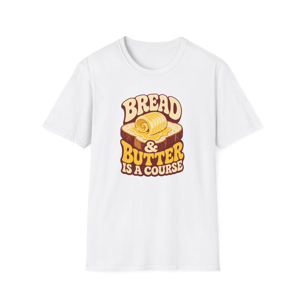 Bread & Butter graphic T-shirt in light-blue by Butter & Tonic