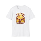 Bread & Butter graphic T-shirt in light-blue by Butter & Tonic