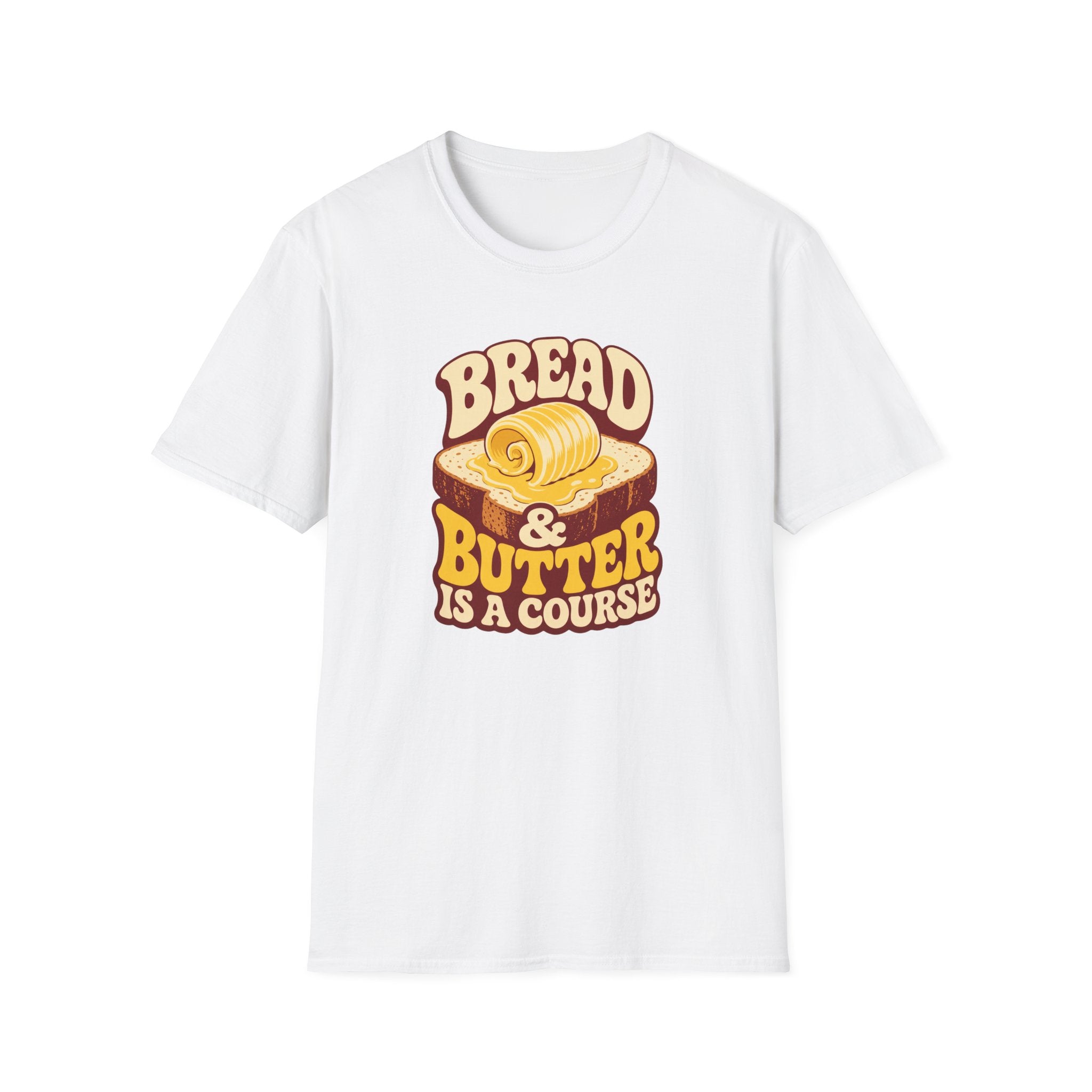 Bread & Butter graphic T-shirt in light-blue by Butter & Tonic