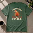 Tequila Sunrise graphic T-shirt in forest-green by Butter & Tonic on 2xl tee by Butter & Tonic