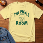 The Pickle Room T-Shirt — Cornsilk B&T flat lay