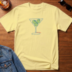 House Martini T-Shirt — Cornsilk B&T flat lay